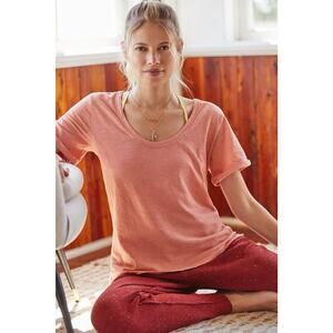 Daily Practice Anthropologie Womens Scoop Neck Tee Size Medium Essential Classic